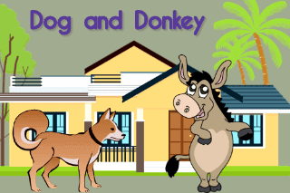The dog and the donkey