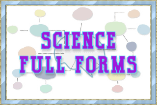 SCIENCE FULL FORMS